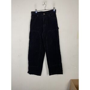 No Boundaries Mens Pants 28x31 Black Corduroy Wide Leg Skater Baggy Carpenter